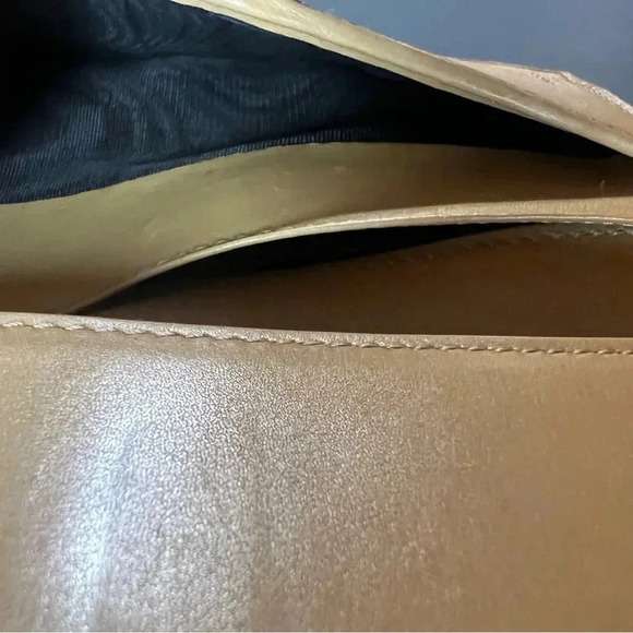 Authentic Gucci Vintage Tan Long Wallet Made In Italy Monogram Women’s - Picture 8 of 15